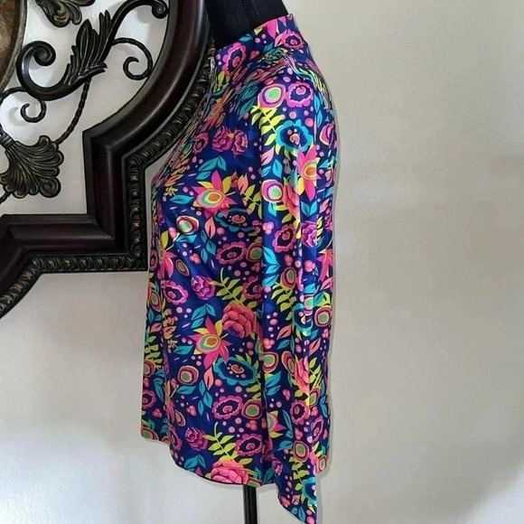 Spyder Active Sports Girls Ava Sweater, Frontier Large Ditz Print, X-Large - Picture 8 of 14